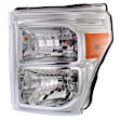 2-Piece Kit Driver Side Halogen Headlight, With bulb(s), OE Replacement, Includes (1) Fender and (1) Headlight