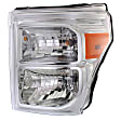 2-Piece Kit Driver Side Halogen Headlight, With bulb(s), OE Replacement, CAPA Certified, Includes (1) Fender and (1) Headlight