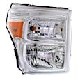 3-Piece Kit, Grille Shell Chrome, Includes (1) Fender, (1) Grille Shell, and (1) Headlight