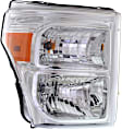 3-Piece Kit, Grille Shell Chrome, Includes (1) Fender, (1) Grille Shell, and (1) Headlight