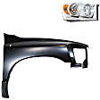 2-Piece Kit, Front, Passenger Side Fender, Includes (1) Fender and (1) Headlight