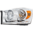 2-Piece Kit Driver Side Halogen Headlight, With bulb(s), OE Replacement, Includes (1) Fender and (1) Headlight