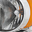 4-Piece Kit Driver and Passenger Side Halogen Headlight, With bulb(s), with Chrome Bezel with Amber Bar, OE Replacement, Includes (2) Fender and (2) Headlight