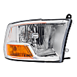 3-Piece Kit, Grille Painted Black, For Models Without Quad Lights, Includes (1) Fender, (1) Grille Shell and Insert, and (1) Headlight
