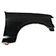 1990 Ford F-150 - 2-Piece Kit Front, Passenger Side Fender, Includes (1) Fender and (1) Headlight