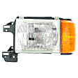 1991 Ford F-Super Duty - 5-Piece Kit Front, Driver and Passenger Side Fender, Cab & Chassis - Conventional, Includes (2) Fender, (1) Grille, and (2) Headlight