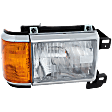 1989 Ford F-150 - 5-Piece Kit Front, Driver and Passenger Side Fender, Extended Cab Pickup, Includes (2) Fender, (1) Grille, and (2) Headlight