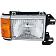 1989 Ford F-150 - 5-Piece Kit Front, Driver and Passenger Side Fender, Extended Cab Pickup, Includes (2) Fender, (1) Grille, and (2) Headlight