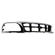 5-Piece Kit, Grille Chrome Shell with Gray Insert, RWD, Includes (2) Fender, (1) Grille, and (2) Headlight