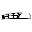 5-Piece Kit, Grille Chrome Shell with Gray Insert, RWD, Includes (2) Fender, (1) Grille, and (2) Headlight