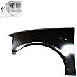 2-Piece Kit, Front, Driver Side Fender, Includes (1) Fender and (1) Headlight
