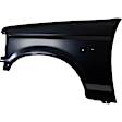 5-Piece Kit, Front, Driver and Passenger Side Fender, Old Body Style, Production Date From July 1996, Converts OE Headlights to Lightning Style, Includes (2) Fender, (1) Grille, and (2) Headlight