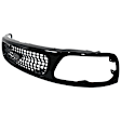 3-Piece Kit, Grille Painted Black Shell with Chrome Insert, Includes (1) Fender, (1) Grille, and (1) Headlight