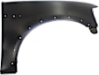 5-Piece Kit, Front, Driver and Passenger Side Fender, Includes (2) Fender, (1) Grille, and (2) Headlight