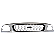 5-Piece Kit, Grille Chrome Shell with Black Insert, 4WD, Includes (2) Fender, (1) Grille, and (2) Headlight