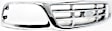 3-Piece Kit, Grille Chrome Shell with Paintable Insert, RWD, For Models Without STX Edition, Includes (1) Fender, (1) Grille, and (1) Headlight