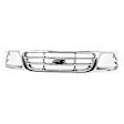 3-Piece Kit, Grille Chrome, Includes (1) Fender, (1) Grille, and (1) Headlight