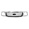 3-Piece Kit, Grille Chrome Shell with Black Insert, 4WD, Includes (1) Fender, (1) Grille, and (1) Headlight