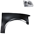 2-Piece Kit, Front, Passenger Side Fender, Includes (1) Fender and (1) Headlight