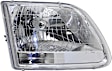 3-Piece Kit, Grille Chrome, Includes (1) Fender, (1) Grille, and (1) Headlight