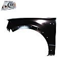 2-Piece Kit Driver Side Halogen Headlight, With bulb(s), OE Replacement, Includes (1) Fender and (1) Headlight