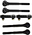 6-Piece Kit Front, Driver and Passenger Side Suspension Kit, Includes (4) Tie Rod End and (2) Tie Rod Adjusting Sleeve