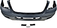 3-Piece Kit, Front, Upper and Lower Unprimed Bumper Cover, Platinum Models, Includes (1) Bumper Cover and (2) Headlight