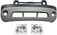 3-Piece Kit, Front Primed Bumper Cover, Includes (1) Bumper Cover and (2) Headlight