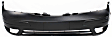 2006 Ford Focus - 3-Piece Kit Driver and Passenger Side Halogen Headlight, With bulb(s), For Models Without Appearance Package, OE Replacement, CAPA Certified  Includes (1) Bumper Cover and (2) Headlight