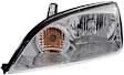 2006 Ford Focus - 3-Piece Kit Driver and Passenger Side Halogen Headlight, With bulb(s), For Models Without Appearance Package, OE Replacement, CAPA Certified  Includes (1) Bumper Cover and (2) Headlight