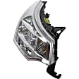 3-Piece Kit Front Primed Bumper Cover, CAPA Certified, Includes (1) Bumper Cover and (2) Headlight