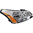 3-Piece Kit Front Primed Bumper Cover, CAPA Certified, Includes (1) Bumper Cover and (2) Headlight