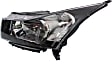 2014 Chevrolet Cruze - 3-Piece Kit Driver and Passenger Side Halogen Headlight, With bulb(s), OE Replacement,  Includes (1) Bumper Cover and (2) Headlight