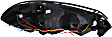 2010 Chevrolet Impala - 3-Piece Kit Driver and Passenger Side Halogen Headlight, With bulb(s), OE Replacement, CAPA Certified  Includes (1) Bumper Cover and (2) Headlight