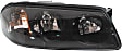 3-Piece Kit, Front Primed Bumper Cover, Includes (1) Bumper Cover and (2) Headlight