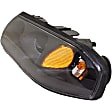 3-Piece Kit Driver and Passenger Side Halogen Headlight, With bulb(s), OE Replacement, Includes (2) Headlight and (1) Bumper Cover