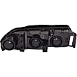 3-Piece Kit Driver and Passenger Side Halogen Headlight, With bulb(s), OE Replacement, Includes (2) Headlight and (1) Bumper Cover