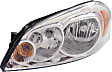 2007 Chevrolet Impala - 3-Piece Kit Driver and Passenger Side Halogen Headlight, With bulb(s), OE Replacement,  Includes (1) Bumper Cover and (2) Headlight