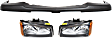 3-Piece Kit, Front, Upper Textured Bumper Cover, CAPA Certified, Includes (1) Bumper Cover and (2) Headlight