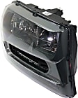 2003 Chevrolet Trailblazer - 3-Piece Kit Driver and Passenger Side Halogen Headlight, With bulb(s), For Models With 2-Tone Paint, OE Replacement,  Includes (1) Bumper Cover and (2) Headlight