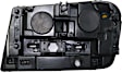 2003 Chevrolet Trailblazer - 3-Piece Kit Driver and Passenger Side Halogen Headlight, With bulb(s), For Models With 2-Tone Paint, OE Replacement,  Includes (1) Bumper Cover and (2) Headlight