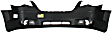 2008 Chrysler Town & Country - 3-Piece Kit Driver and Passenger Side Halogen Headlight, With bulb(s), For Models Without Chrome Insert, OE Replacement, CAPA Certified  Includes (1) Bumper Cover and (2) Headlight
