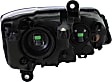 2008 Chrysler Town & Country - 3-Piece Kit Driver and Passenger Side Halogen Headlight, With bulb(s), For Models Without Chrome Insert, OE Replacement, CAPA Certified  Includes (1) Bumper Cover and (2) Headlight