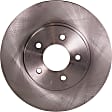 2-Wheel Set Front Brake Disc and Pad Kit, Plain Surface 5 Lugs 302.77 mm Ceramic Pro-Line Series, Includes (1) Brake Pad Set and (2) Brake Disc