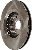 2011 Toyota Highlander Base - 4-Piece Kit Front Brake Disc and Pad Kit, Plain Surface, 5 Lugs, 327.91 mm, Ceramic, 2.7L 4Cyl, Pro-Line Series  Includes (2) Brake Disc and (1) Brake Pad Set