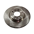 2007 Mercury Milan - 2-Wheel Set Front Brake Disc and Pad Kit, Plain Surface, 5 Lugs, 298.45 mm, Ceramic, 2.3L 4Cyl, Pro-Line Series Includes (2) Disc and (1) Pad Set