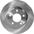 4-Wheel Set Front and Rear Brake Disc and Pad Kit, Plain Surface 5 Lugs Front-276 mm/Rear-266.95 mm Ceramic Pro-Line Series, Includes (4) Brake Disc and (2) Brake Pad Set