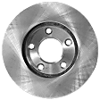 4-Wheel Set Front and Rear Brake Disc and Pad Kit, Plain Surface 5 Lugs Front-276 mm/Rear-266.95 mm Ceramic Pro-Line Series, Includes (4) Brake Disc and (2) Brake Pad Set