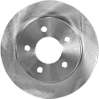 4-Wheel Set Front and Rear Brake Disc and Pad Kit, Plain Surface 5 Lugs Front-276 mm/Rear-266.95 mm Ceramic Pro-Line Series, Includes (4) Brake Disc and (2) Brake Pad Set