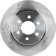 8-Piece Kit Front and Rear Brake Disc and Pad Kit, Plain Surface, 6 Lugs, Ceramic, Cast Iron, Pro-Line Series
